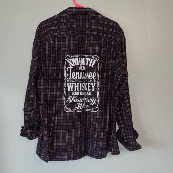 Smooth as Tennessee Whiskey Flannel - Picture 1 of 7